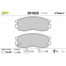  stabdžių trinkelių rinkinys, diskinis stabdys <small>FIRST</small>