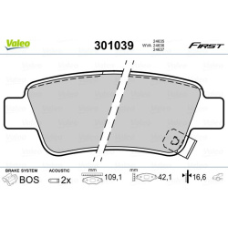  stabdžių trinkelių rinkinys, diskinis stabdys <small>ESSENTIAL</small>