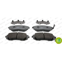  stabdžių trinkelių rinkinys, diskinis stabdys <small>PREMIER ECO FRICTION</small>