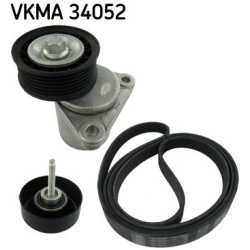  V formos rumbuotas diržas, komplektas