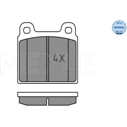  stabdžių trinkelių rinkinys, diskinis stabdys <small>MEYLE-ORIGINAL: True to OE.</small>