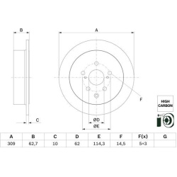  stabdžių diskas (1vnt)
