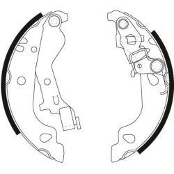  stabdžių trinkelių komplektas