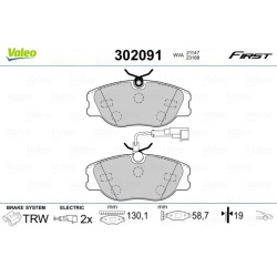  stabdžių trinkelių rinkinys, diskinis stabdys <small>ESSENTIAL</small>