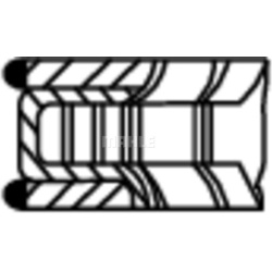  stūmoklio žiedų komplektas