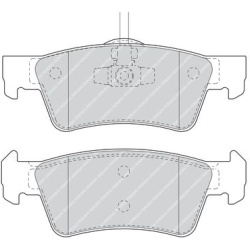  stabdžių trinkelių rinkinys, diskinis stabdys <small>PREMIER</small>