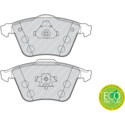  stabdžių trinkelių rinkinys, diskinis stabdys <small>PREMIER ECO FRICTION</small>