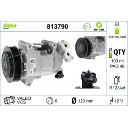  kompresorius, oro kondicionierius <small>VALEO RE-GEN REMANUFACTURED</small>
