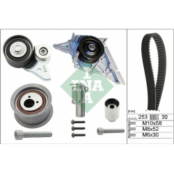  vandens siurblio ir paskirstymo diržo komplektas