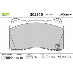  stabdžių trinkelių rinkinys, diskinis stabdys <small>ESSENTIAL</small>