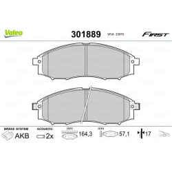  stabdžių trinkelių rinkinys, diskinis stabdys <small>ESSENTIAL</small>