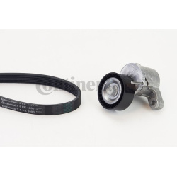  V formos rumbuotas diržas, komplektas