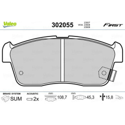  stabdžių trinkelių rinkinys, diskinis stabdys <small>FIRST</small>