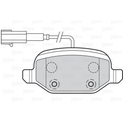  stabdžių trinkelių rinkinys, diskinis stabdys <small>ESSENTIAL</small>