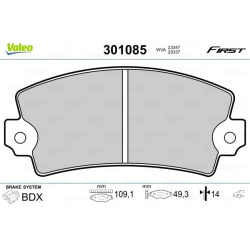  stabdžių trinkelių rinkinys, diskinis stabdys <small>ESSENTIAL</small>