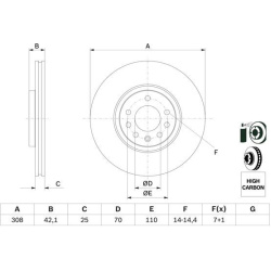  stabdžių diskas (1vnt)