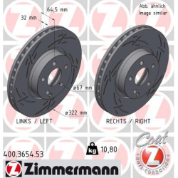  stabdžių diskas (1vnt) <small>BLACK Z</small>