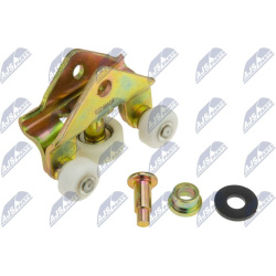  ritinėlio kreiptuvas, atstumiamos durys