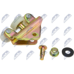  ritinėlio kreiptuvas, atstumiamos durys