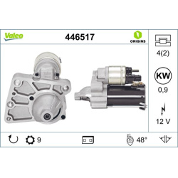  starteris <small>VALEO ORIGINS NEW OE TECHNOLOGY</small>