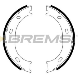  stabdžių trinkelių komplektas, stovėjimo stabdis