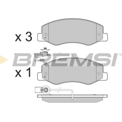  stabdžių trinkelių rinkinys, diskinis stabdys