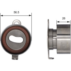  įtempiklio skriemulys, paskirstymo diržas <small>PowerGrip™</small>