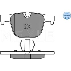  stabdžių trinkelių rinkinys, diskinis stabdys <small>MEYLE-ORIGINAL: True to OE.</small>