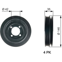  skriemulys, alkūninis velenas <small>DriveAlign™</small>