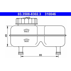  išsiplėtimo bakelis, stabdžių skystis