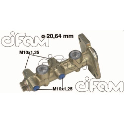  pagrindinis cilindras, stabdžiai