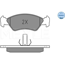  stabdžių trinkelių rinkinys, diskinis stabdys <small>MEYLE-ORIGINAL: True to OE.</small>