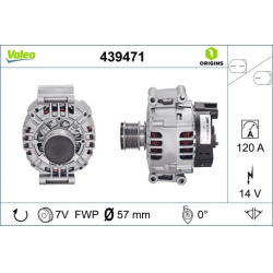  kintamosios srovės generatorius <small>VALEO ORIGINS NEW OE TECHNOLOGY</small>