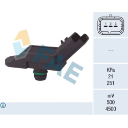  jutiklis, įsiurbimo kolektoriaus slėgis