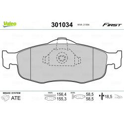  stabdžių trinkelių rinkinys, diskinis stabdys <small>ESSENTIAL</small>
