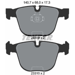  stabdžių trinkelių rinkinys, diskinis stabdys
