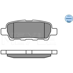  stabdžių trinkelių rinkinys, diskinis stabdys <small>MEYLE-ORIGINAL: True to OE.</small>