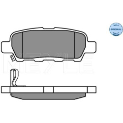 stabdžių trinkelių rinkinys, diskinis stabdys <small>MEYLE-ORIGINAL: True to OE.</small>