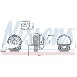  Papildomas vandens siurblys (aušinimo vandens kontūras)