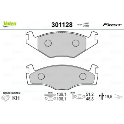  stabdžių trinkelių rinkinys, diskinis stabdys <small>ESSENTIAL</small>