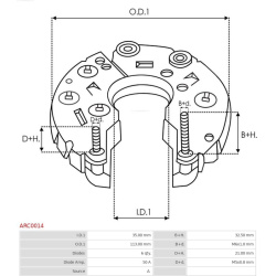 lygintuvas, kintamosios srovės generatorius <small>AS</small>