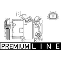  kompresorius, oro kondicionierius <small>BEHR *** PREMIUM LINE ***</small>