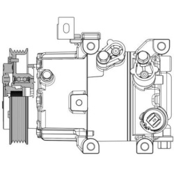  kompresorius, oro kondicionierius <small>BEHR *** PREMIUM LINE ***</small>