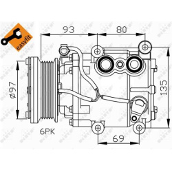  kompresorius, oro kondicionierius <small>EASY FIT</small>