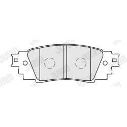  stabdžių trinkelių rinkinys, diskinis stabdys
