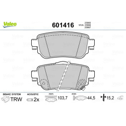  stabdžių trinkelių rinkinys, diskinis stabdys