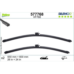 valytuvai <small>SILENCIO FLAT BLADE SET</small>