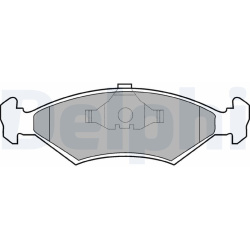  stabdžių trinkelių rinkinys, diskinis stabdys