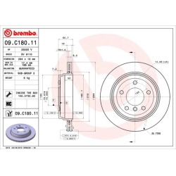  stabdžių diskas (1vnt) <small>PRIME LINE - UV Coated</small>