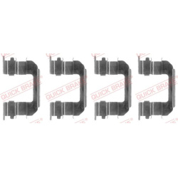  priedų komplektas, diskinių stabdžių trinkelės